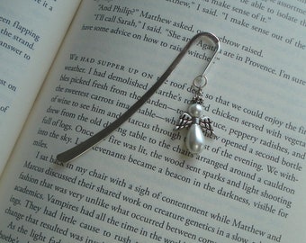 Glass Beaded Angel Bookmark