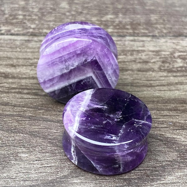 Amethyst plugs