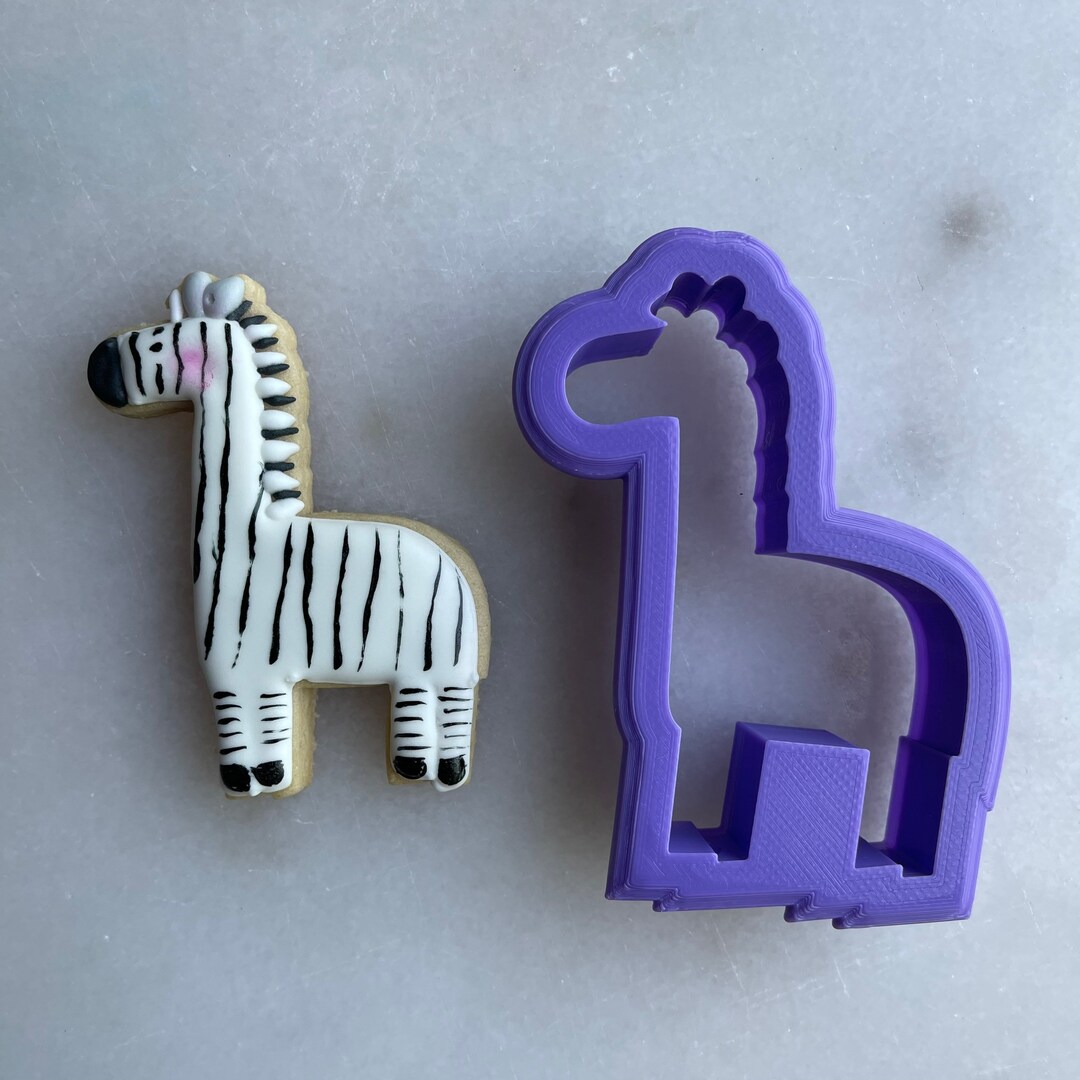 Zebra Cookie Cutter STL File Etsy