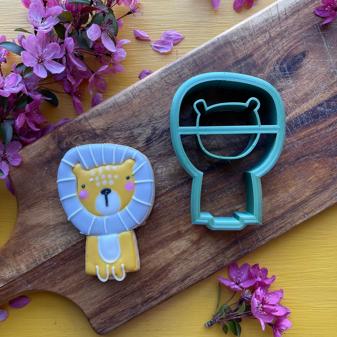 4 Inch Lion Cookie Cutter STL File Etsy