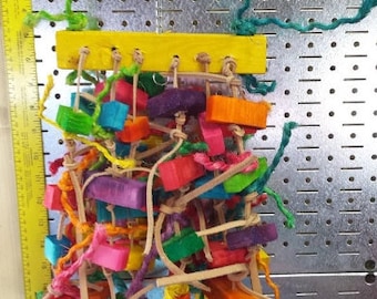 Juguete para loros** ¡Extra grande! ¡Adiós al aburrimiento de los pájaros!*** Guacamayo * Loro gris africano * Cacatúa