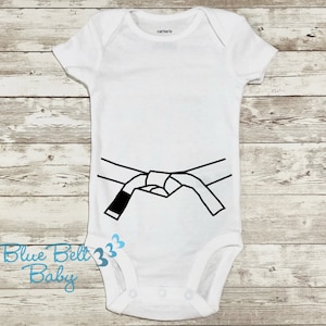 Brazilian Jiu Jitsu BJJ Belt Baby bodysuit
