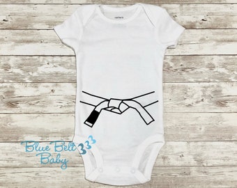 Brazilian Jiu Jitsu BJJ Belt Baby bodysuit