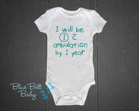 Physical therapy PT baby bodysuit 