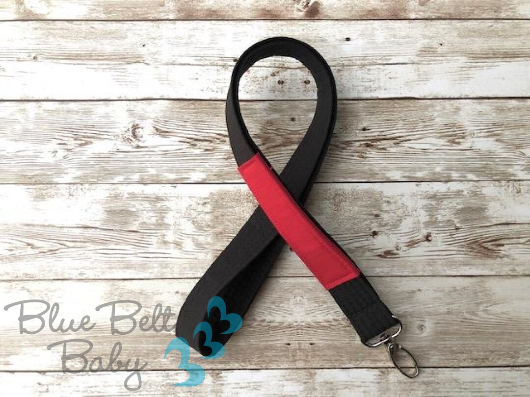 Bjj Jiu Jitsu Black Belt Rank Lanyard Martial Arts Etsy