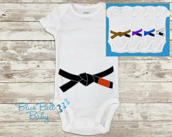 Black belt baby rank Brazilian jiu jitsu bodysuit BJJ new
