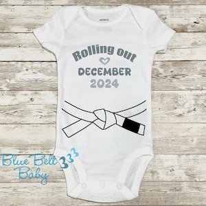 Pregnancy announcement Brazilian Jiu Jitsu BJJ Belt Baby