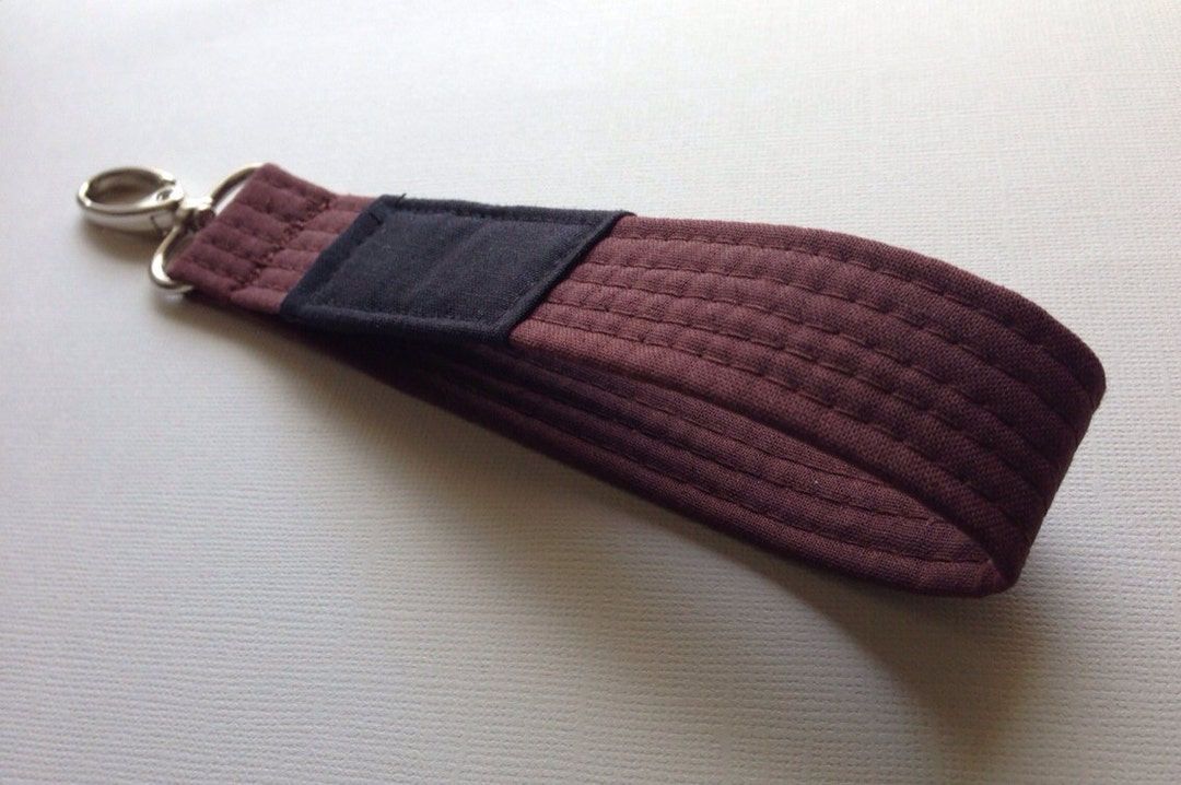 Brown Brazilian Jiu Jitsu Belt Wrist Key Chain Fob Lanyard Etsy