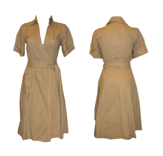 dvf eyelet dress