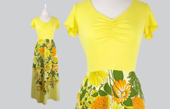 designer floral maxi dress