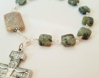 St Francis Rosary with San Damiano Crucifix