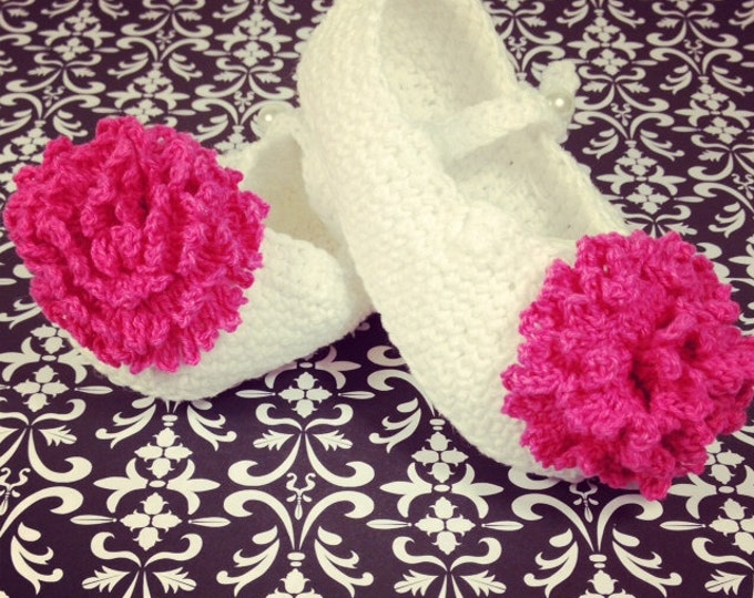 Baby Girl Crib Shoes. White Fancy Baby Booties.newborn Etsy