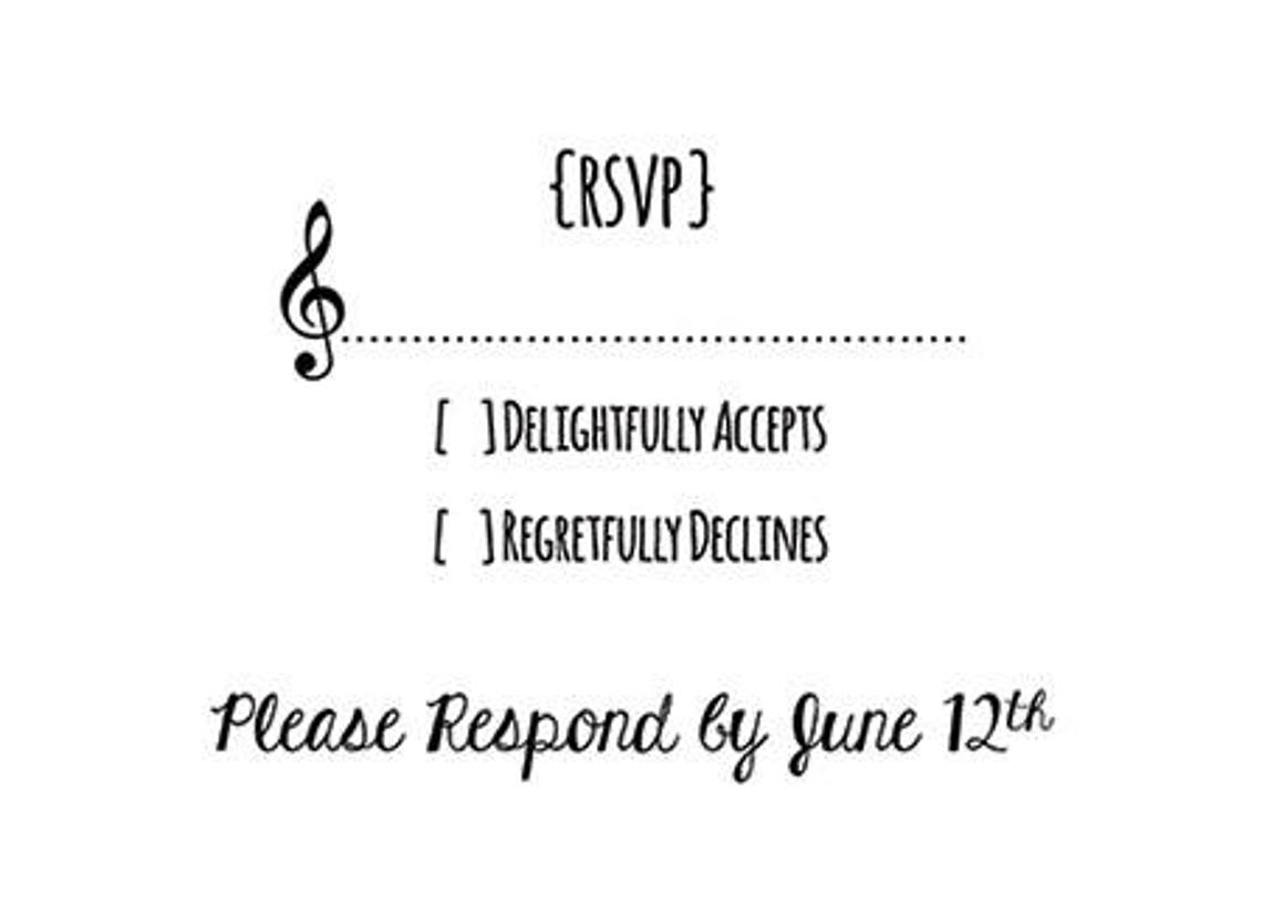 Song Request &amp; RSVP Card Mixtape Style 2 Digital - Etsy