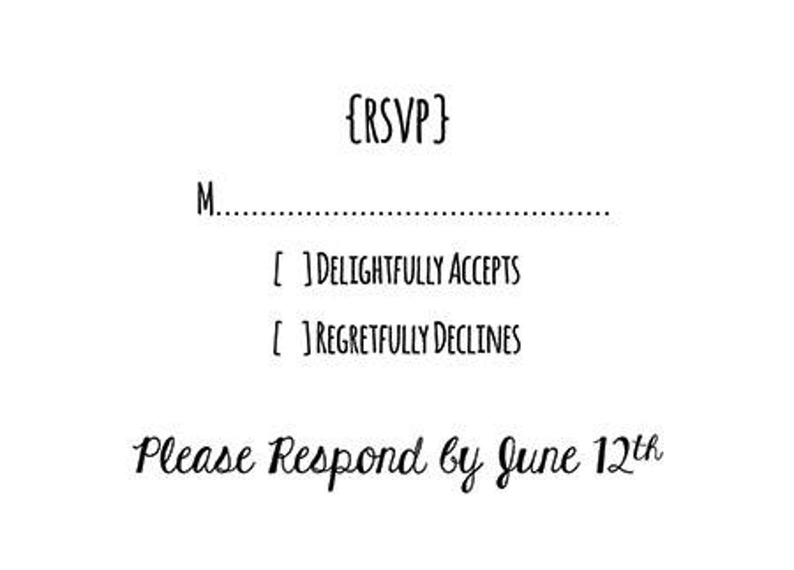 Song Request &amp; RSVP Card Mixtape Style 2 Digital - Etsy