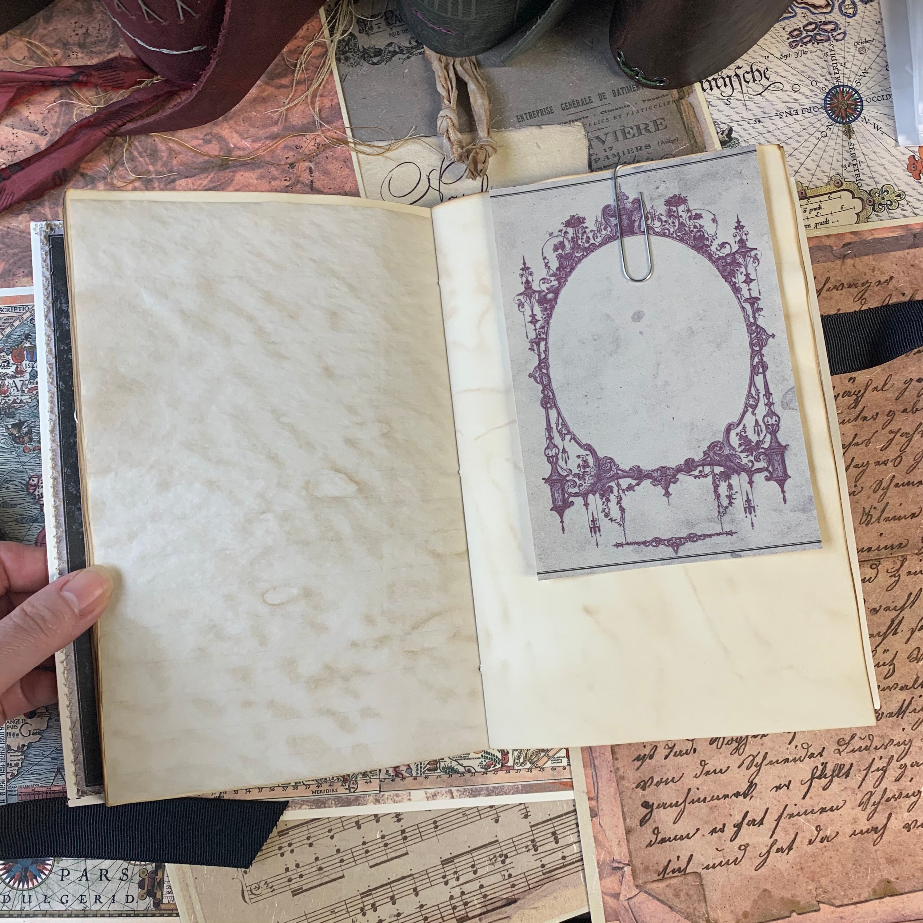 Gothic Journal, Writing Journal, Notebook, Travel Journal, Junk Journal