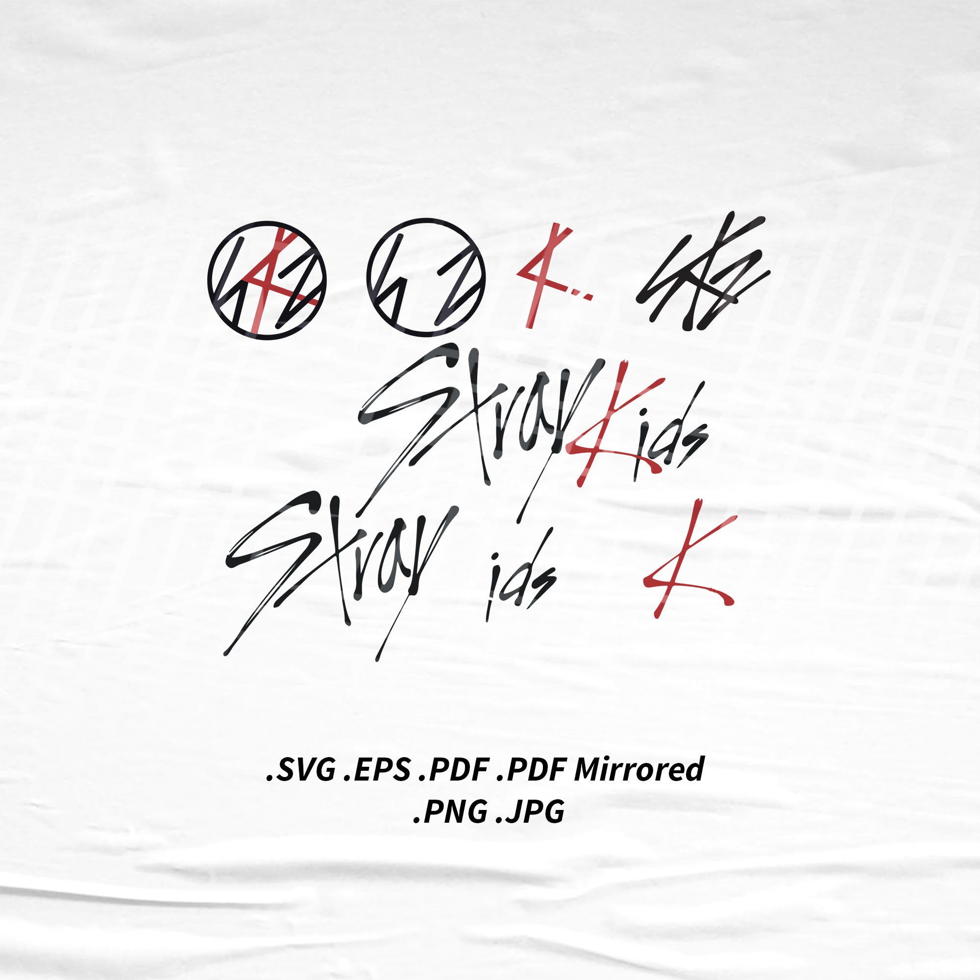 Stray Kids Logo SVG Png Eps Pdf Vector Cutting File for Cricut Etsy UK