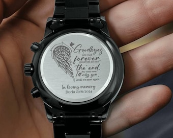 Personalized In Loving Memory Gift, Memorial Watch for Loss Wife Mom, Sympathy Gift for Loss of Loved One, Meaningful Memorial Gift for Him