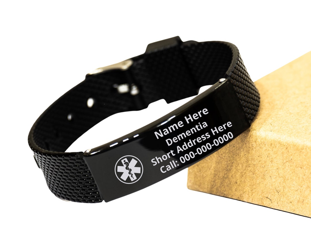 Medical Id Bracelet for Dementia Patients, Christmas Gifts for Father
