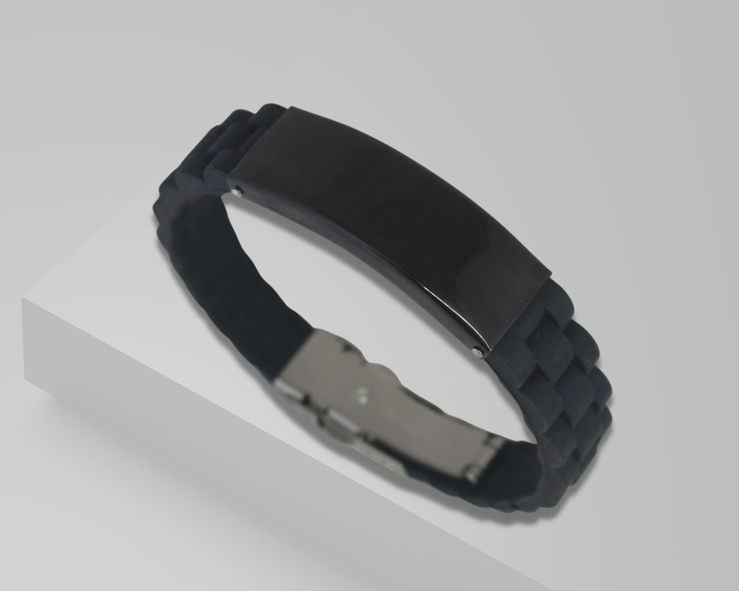 Dementia Bracelet for Seniors or Elders, Medical Silicone Bracelet for ...