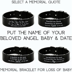 Bracelet for Loss of Baby, Miscarriage Bracelet, Miscarriage Gift for Loss of Baby, Loss of Son Memorial Gift, Stillborn Memorial Bracelet