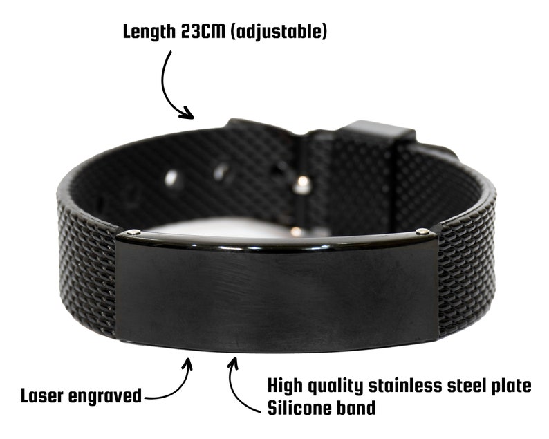 Gifts for Dementia Patient, Medical ID Bracelet, Health Awareness Bracelet for Seniors