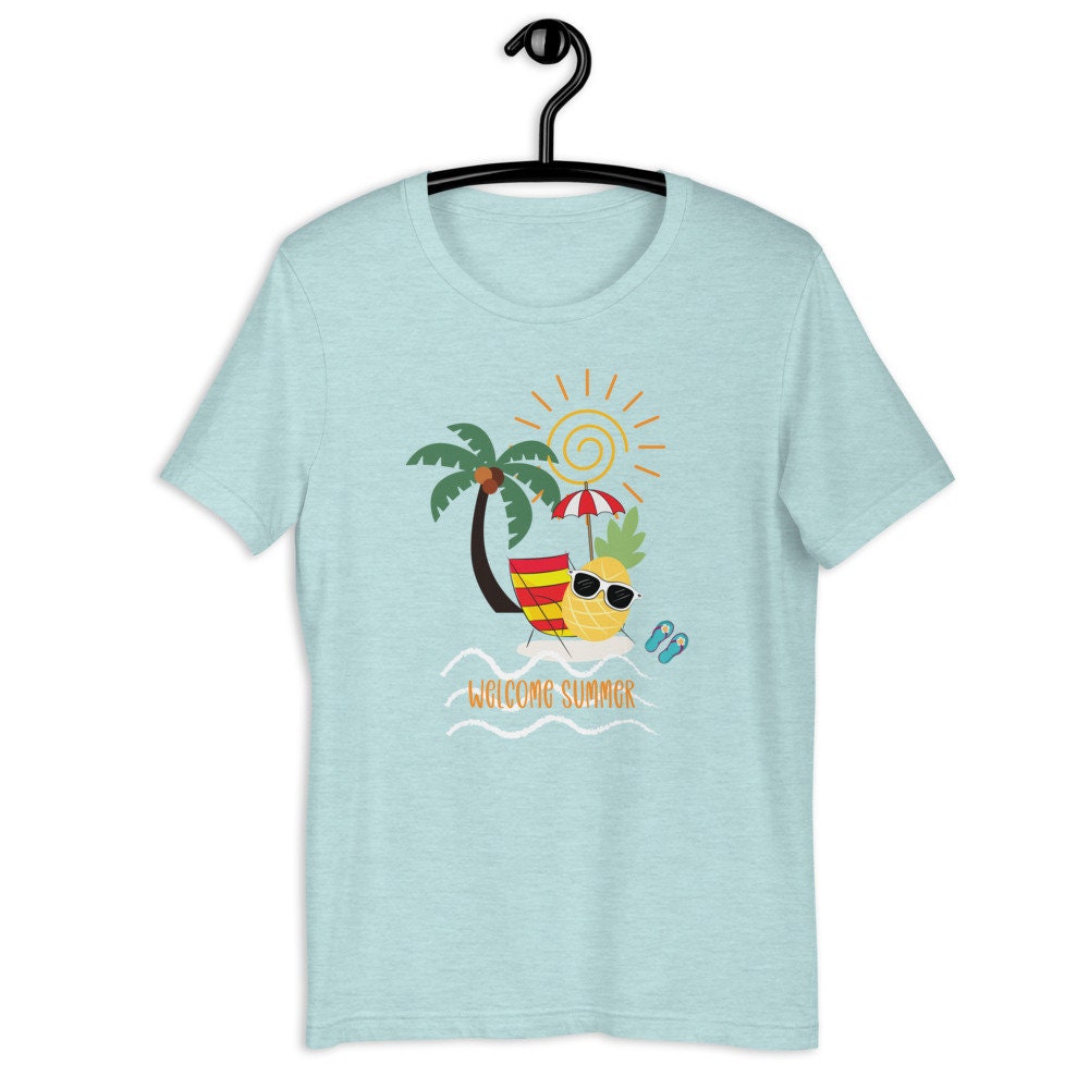 Welcome Summer Shirt Comfort Color Tshirt Unisex Beach | Etsy