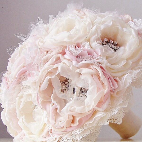 Reserved Listing for TRACEY -  Fabric Flower Bouquet - FINAL PAYMENT