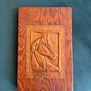 Vintage Copper Horse Art