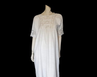 Antique, Edwardian White Lace Dress