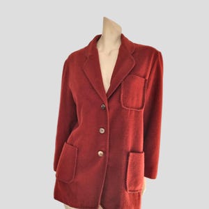 1980s Rusty Jacket With Patch Pockets by Witchery - M