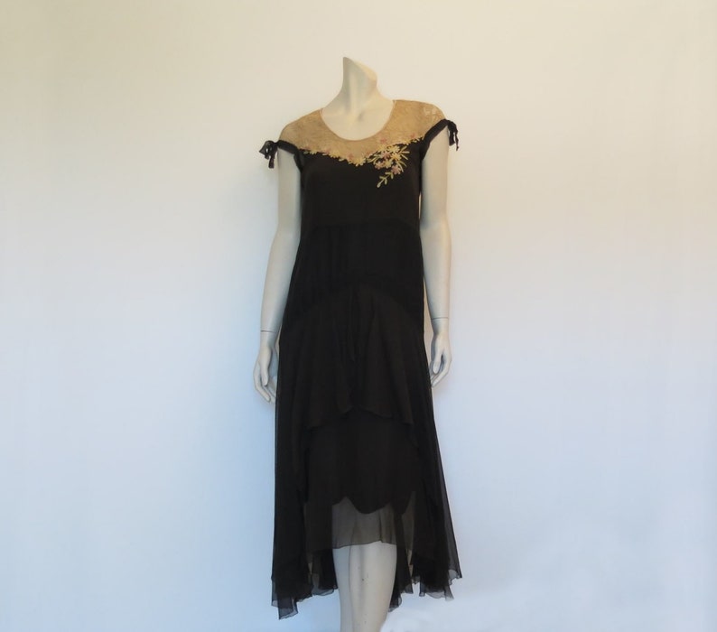 silk 1920s dress