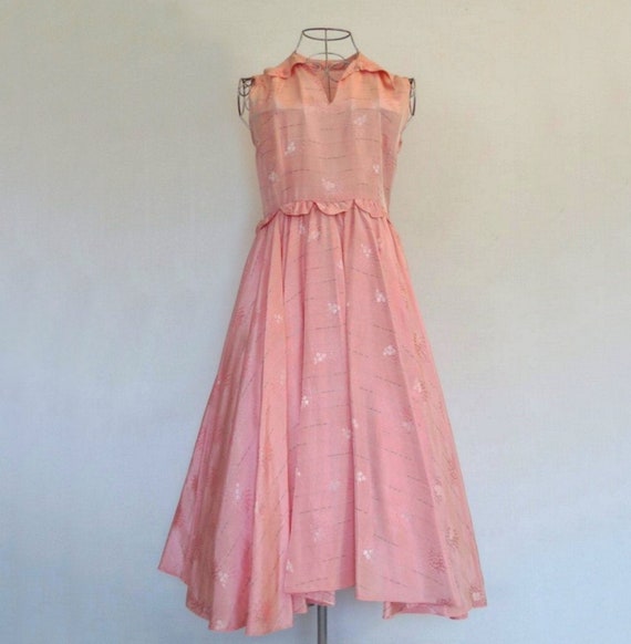pink taffeta dress