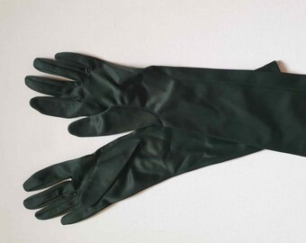 Guantes largos negros de Dents - Talla 7 1/2