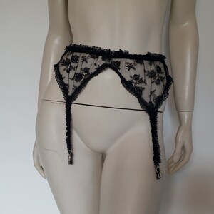 Garter top belt etsy