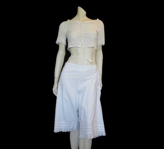 Antique Edwardian Drawers, Knickers, Culottes - La