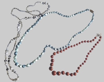 Lot of Three Vintage Necklaces