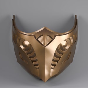 Mortal Kombat - Scorpion Mask Cosplay Mask STL file 3D print