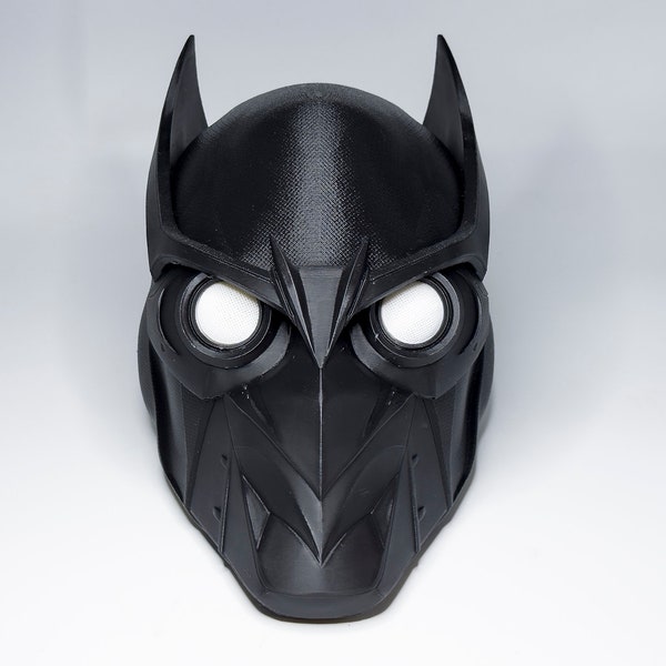 Black Court of Owls Talon assassin Cosplay Costume Halloween Mask Helmet 3D print