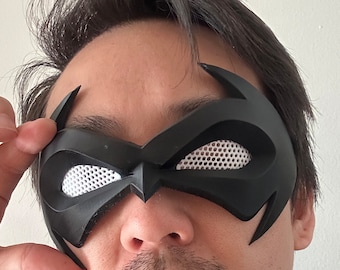 NightWing New 52 with eye mesh, Cosplay Costume Halloween Robin Mask 3D print