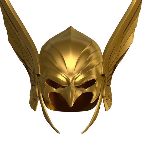 Hawkman Cosplay costume halloween Helmet STL 3D print file