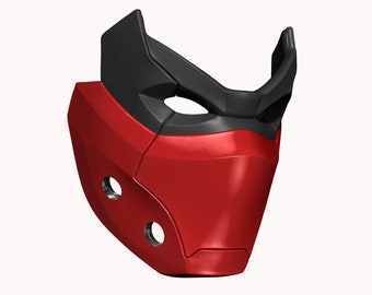 Red Hood Outlaw- Máscara Casco Cosplay STL Archivo de impresión 3D