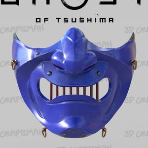 GHOST OF TSUSHIMA - Seiryuu's Glare Mask - Fan art cosplay 3D print