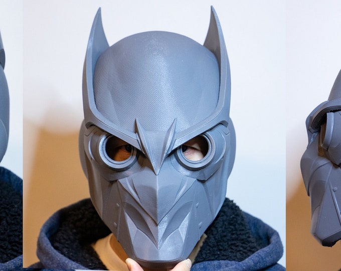 Court Of Owls Talon Assassin Cosplay Costume Halloween Mask Helmet 3D 