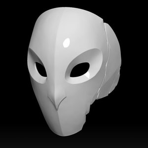 Court of Owls Cosplay Costume Mask  battle damaged version - STL 3D print file