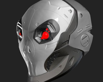 Deadshot Helmet / Super hero Helmet / STL 3D Print fan art