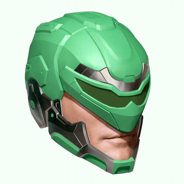 Sci fi helmet Cosplay Mask STL file 3D print