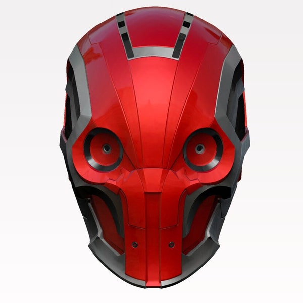 Sci fi robot helmet Cosplay Mask STL file 3D print