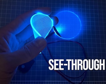 Zirkelrunde biegbare flexible LED leuchten Cosplay Augen, Weiß Blau Rot Gelb Grün