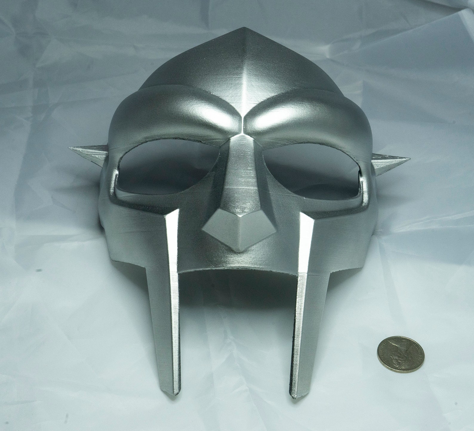 Doom MF Mask Silver Matt Black or Raw 3D Printed Mask - Etsy Australia