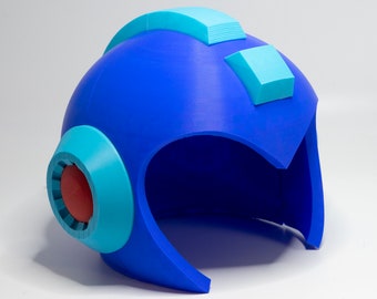 Mega Man Full Color Cosplay Costume Helmet, Halloween anime 3d print